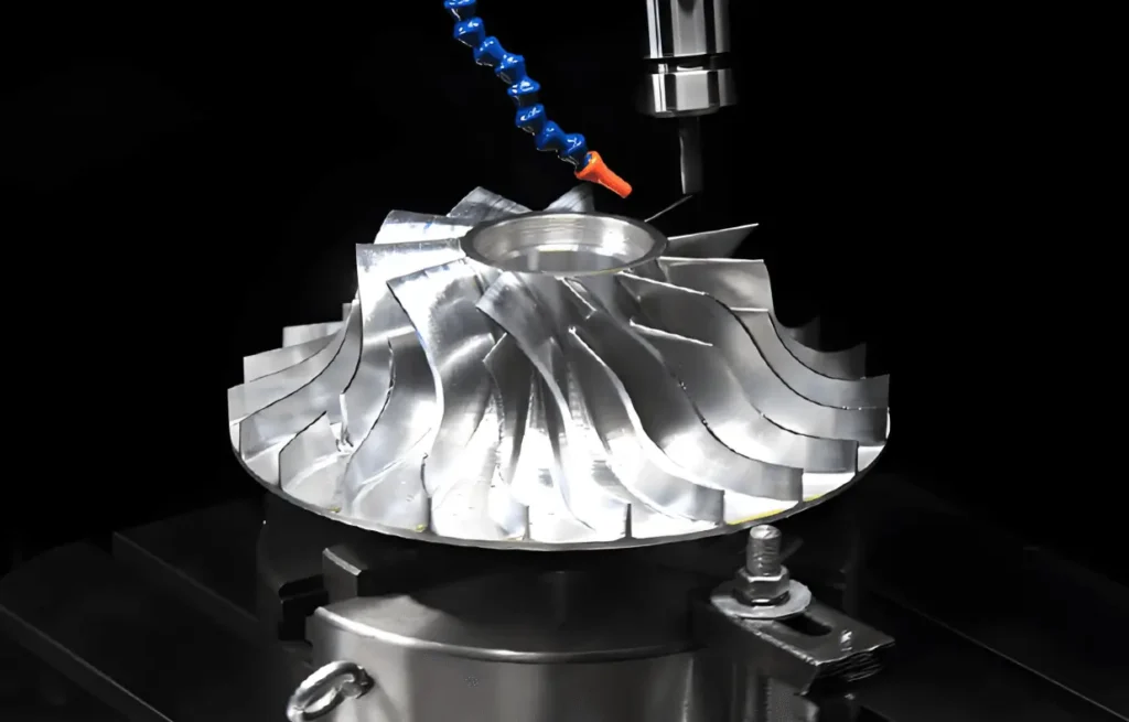 5 axis cnc machining turbine impeller