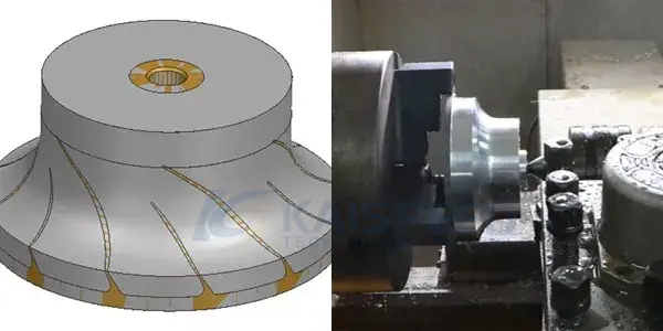precision cnc machined impeller blades