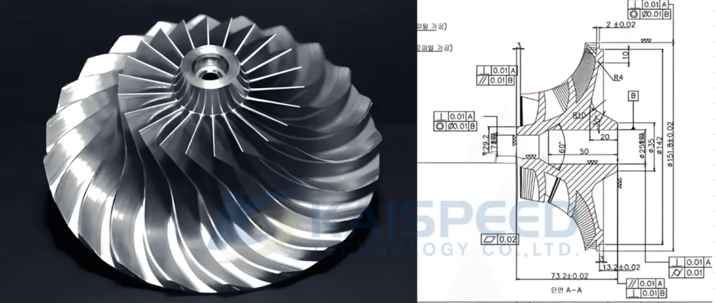 centrifugal pump impeller structure diagram