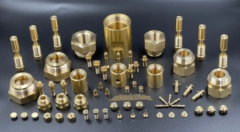 Brass machined parts