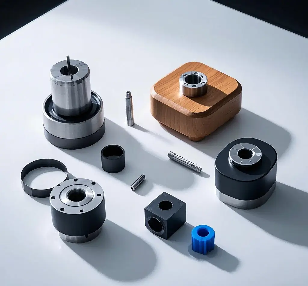 CNC prototyping materials aluminum steel plastic comparison